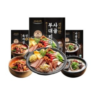 혼합세트 6봉 사골순대국2봉+육개장2봉+사골부대찌개2봉 +사리면1봉