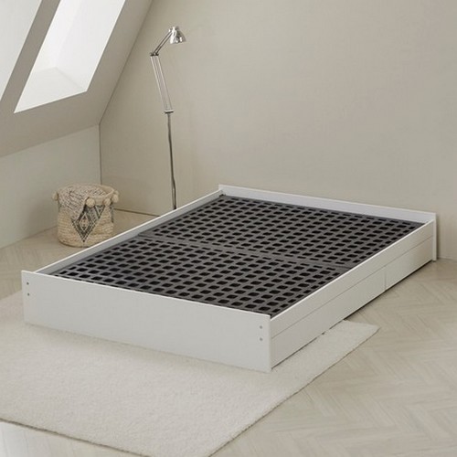 트리플 로아 무헤드 서랍침대 Q (매트별도)_이미지