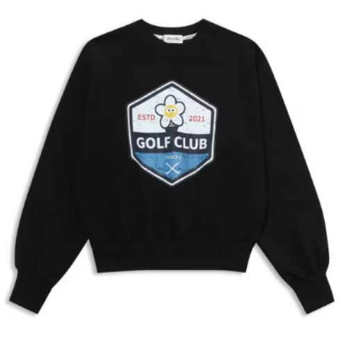 맥키 워싱 피그먼트 스웻셔츠 MCSS24TS1BK