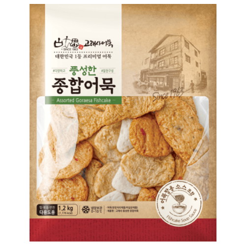 고래사어묵 풍성한 종합어묵 1.2kg (3개)