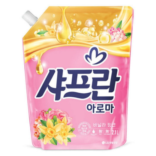 샤프란 아로마 바닐라 핑크 리필 2.1L (6개)_이미지