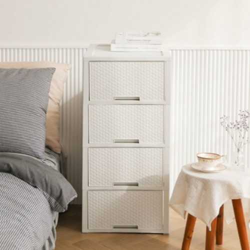 코멧 4단 라탄 서랍장_이미지