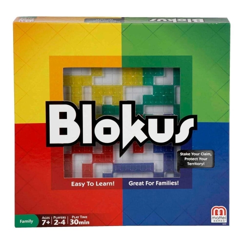마텔 Games Blokus 가족 전략 모양 차단 게임 2-4인용 132559_이미지