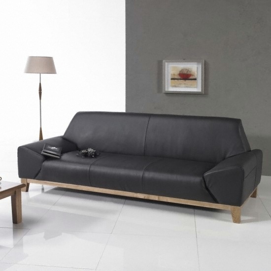 오크피아 가구지 퍼스트 천연가죽 소파 3인용