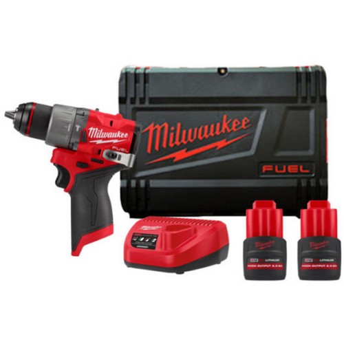 밀워키 M12 FPD2 (2.5Ah, 배터리 2개)_이미지