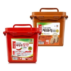 해찬들 6.5kg 2종(고추장 + 된장) (1개)_이미지