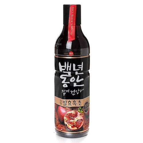  샘표식품 백년동안 발효흑초 산수유 석류 900ml [1개]