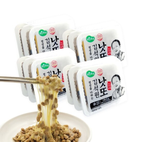 맑은물에 김석원 낫또 45.5g (12개)