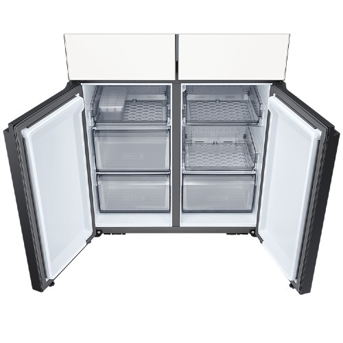 삼성전자 비스포크 키친핏 새틴 RF60C9012 (화이트+베이지)_이미지