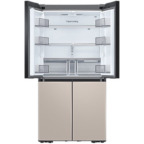 삼성전자 비스포크 키친핏 새틴 RF60C9012 (화이트+베이지)_이미지