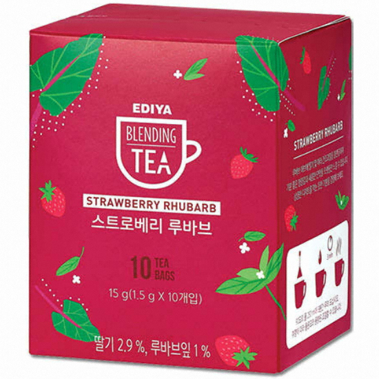 이디야 블렌딩티 스트로베리 루바브 10T (1개)_이미지