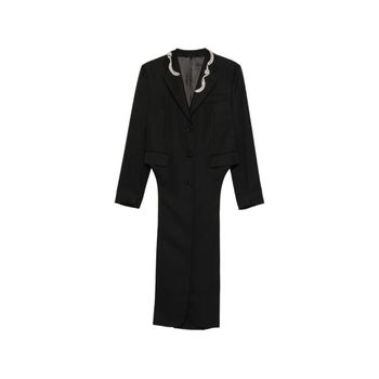 시몬로샤 시몬 로샤 펄 장식 코트 2081B1217BLKPRLCLR 153085102_이미지