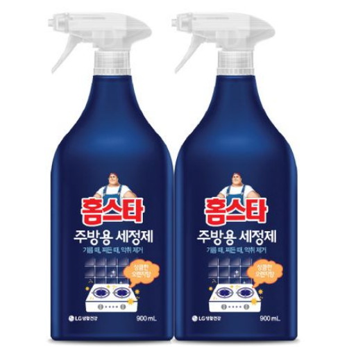 LG생활건강 홈스타 주방용 세정제 900ml (2개)