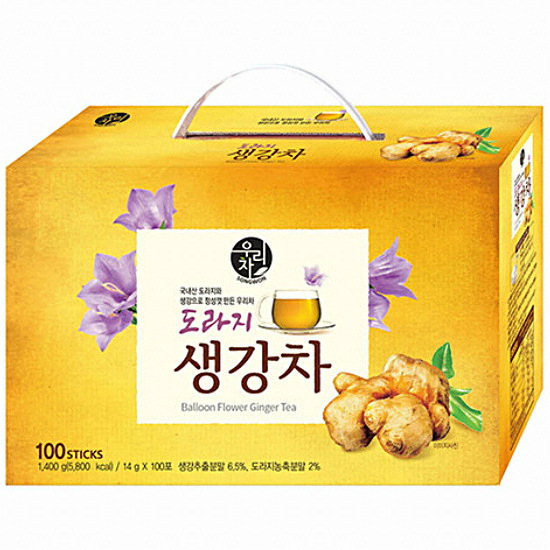 송원식품 우리차 도라지 생강차 100T (2개)