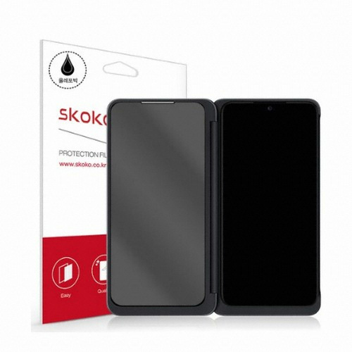 스코코 LG V50S 듀얼스크린 올레포빅 액정보호필름 (액정 2매)_이미지