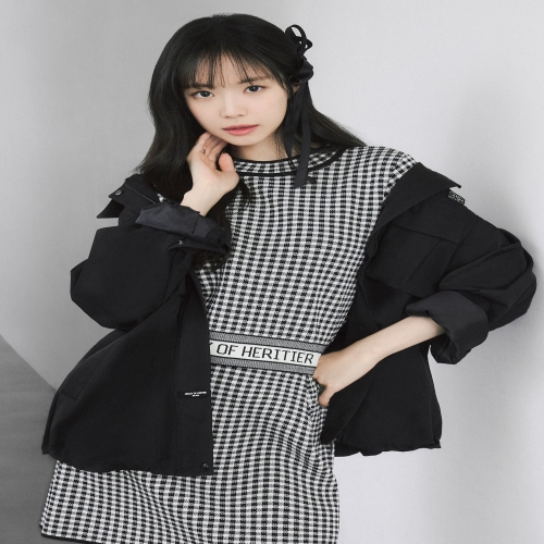  JJ지고트 프리미엄 GP3A0JPJ11 플랩포켓자수스트링점퍼