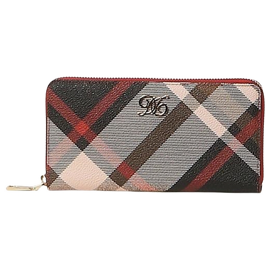 LF 닥스 populet 체크 가죽 지퍼장지갑 WCWA1F700R2
