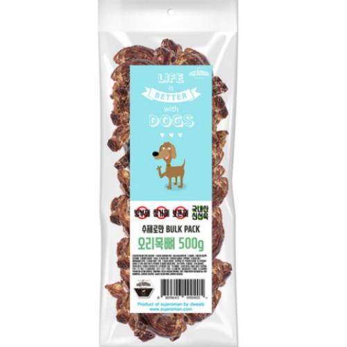 굿독 수제로만 오리목뼈 500g (1개)_이미지