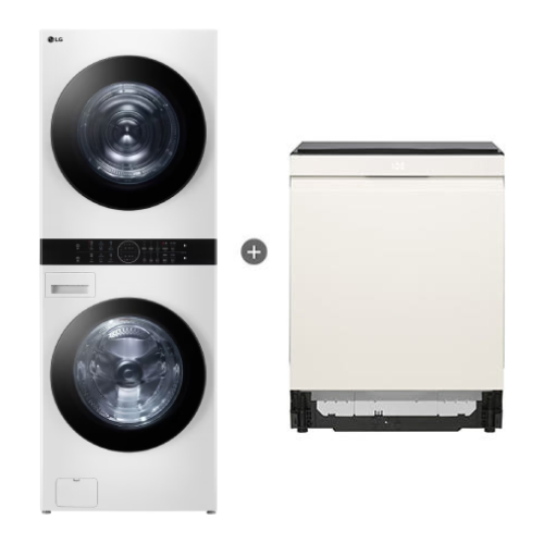 LG���� Ʈ�� �������÷��� ����Ÿ�� W21WAM + �ı⼼ô�� DUE5BGL1E