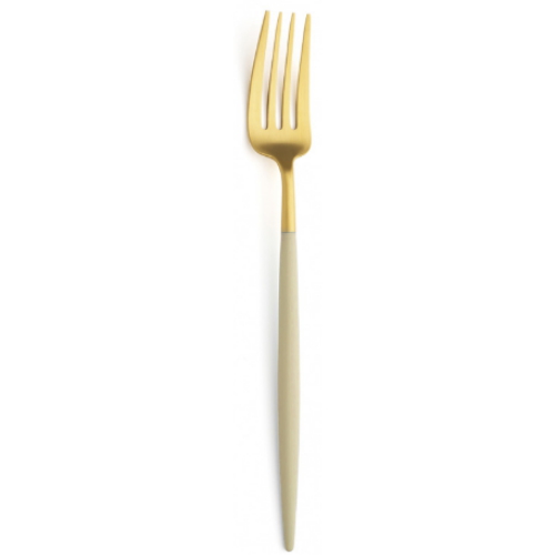 큐티폴 고아 아이보리 골드 디저트 포크_이미지