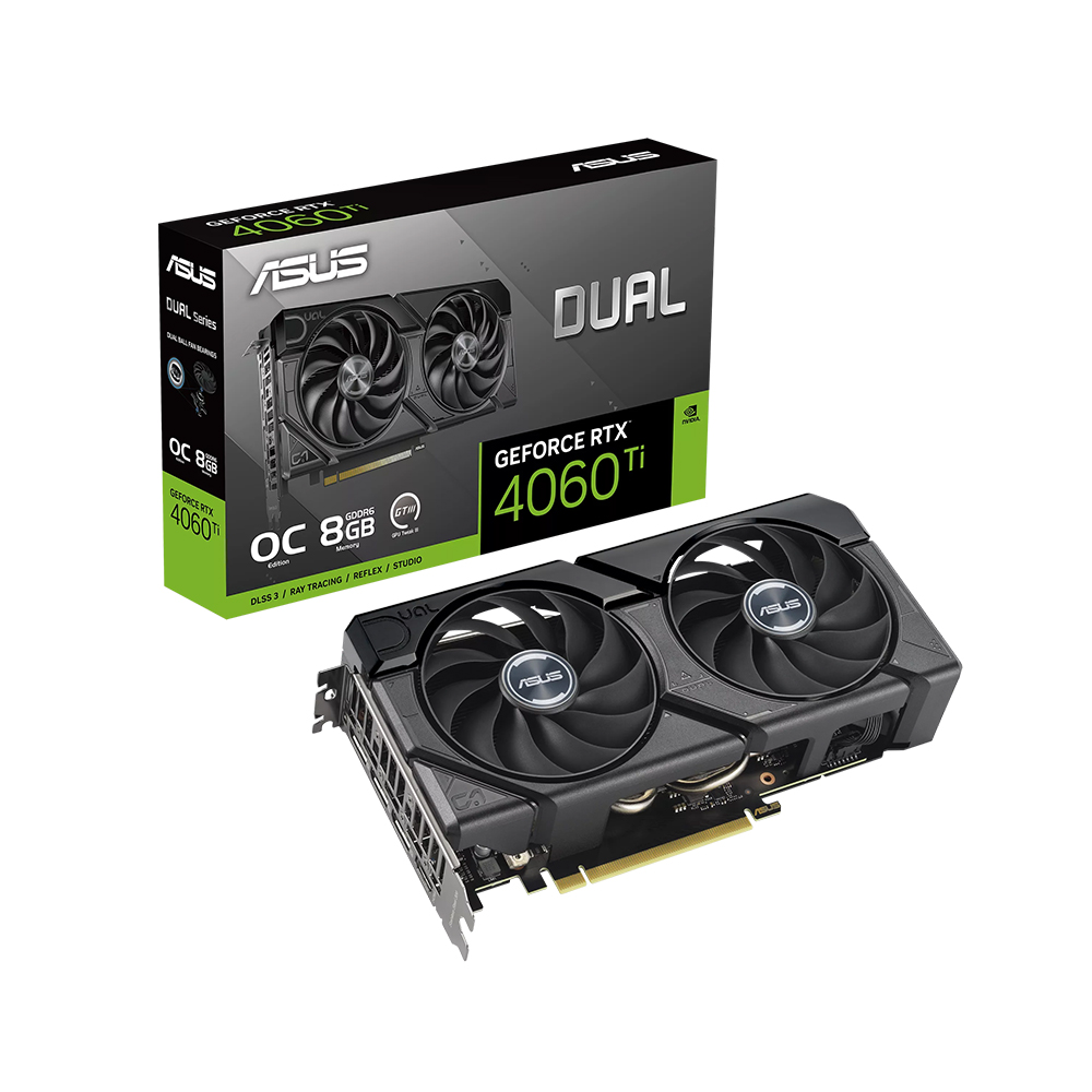 ASUS DUAL 지포스 RTX 4060 Ti O8G EVO OC D6 8GB 대원씨티에스_이미지