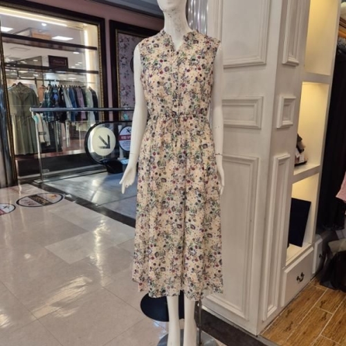 BCBG 여름25 아랑 프린트 원피스 B5B6O652_이미지