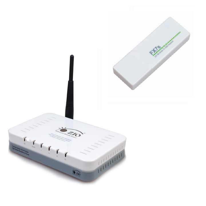 Bless ZIO 1500N 공유기 패키지 (+ FX7s USB 2.0 무선랜카드)_이미지