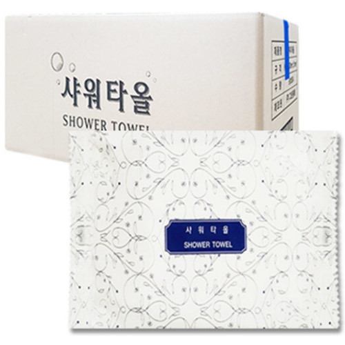 [불명] 그린티슈 일회용 샤워타올 (500장)_이미지