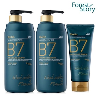 포레스트스토리 B7 안티 헤어로스 <b>샴푸</b> 1000ml+ 200ml