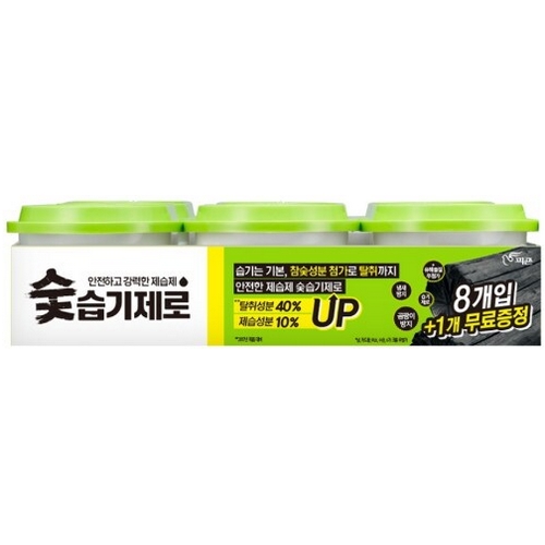 피죤 숯 습기제로 300g (4개)_이미지