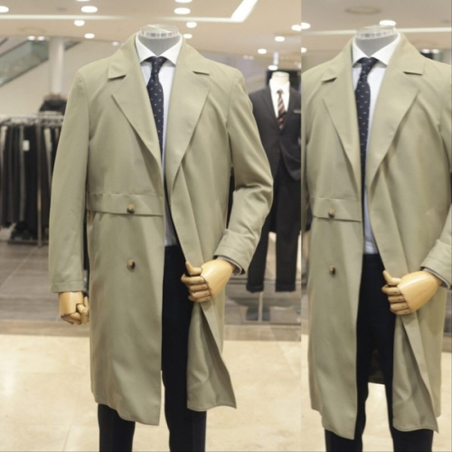 BON 반더블 이중절개 포인트 트렌치 남성 코트 BN3SHA500