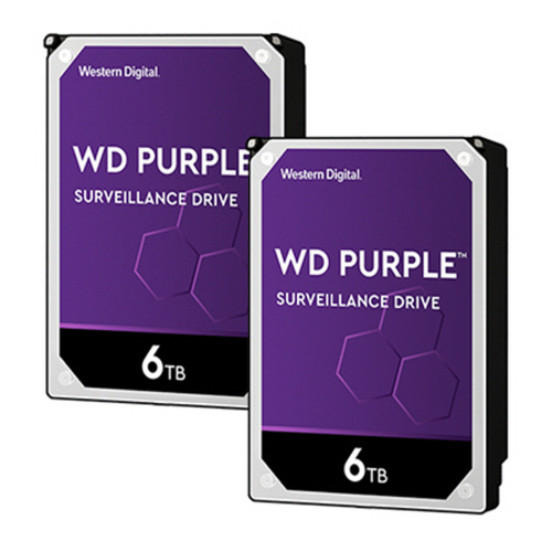 Western Digital WD Purple 패키지 5400/64M WD60PURZ (2x6TB)_이미지