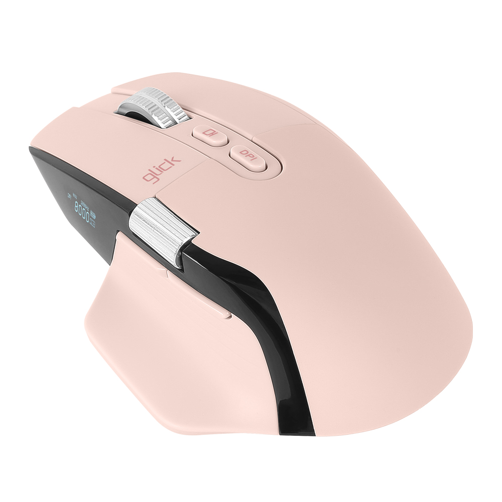 지클릭커 휠마스터 매크로 OP175 LCD 무선 (핑크)_이미지