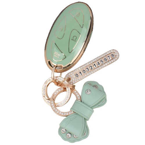 TPU 스마트키 케이스 AH-10 + 리본 스트랩 세트