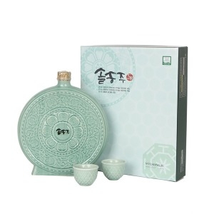 명가원 솔송주 와당 도자기 선물세트 700ml (1개)_이미지