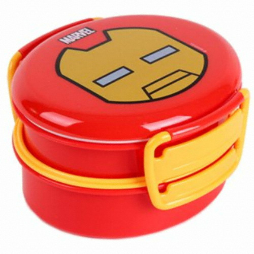 스케이터 마블 원형 2단 도시락