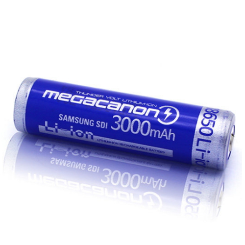 메가캐논 리튬이온 18650 30A 3000mAh (벌크)