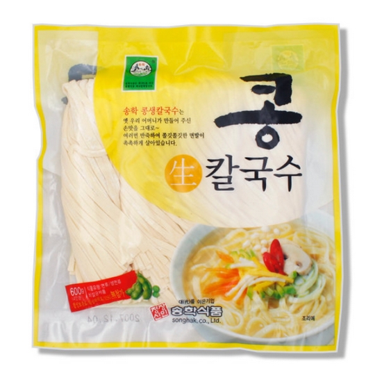 송학식품 콩 생칼국수 600g (6개)_이미지