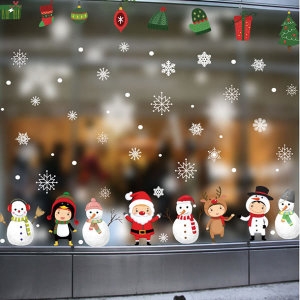 크리스마스 스티커 24 크리스마스파티용품 크리스마스창문스티커