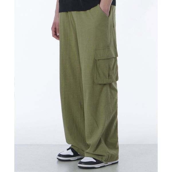 ltgt GLW 와이드 썸머 카고 조거 팬츠 카키 22SPGP27KH 142999