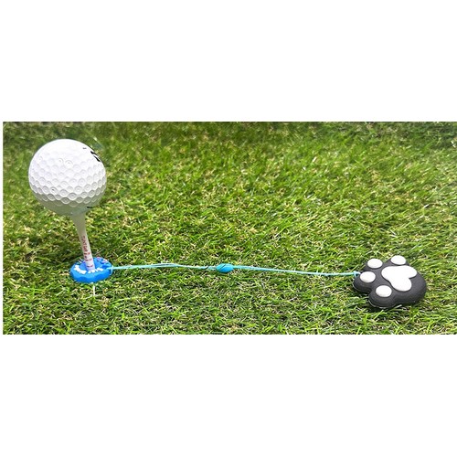 턴트골프 행운찜 발바닥 도넛링 골프티걸이 (2개)_이미지