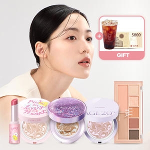 핑크 포 에디션 에센스 팩트 퍼프 4매