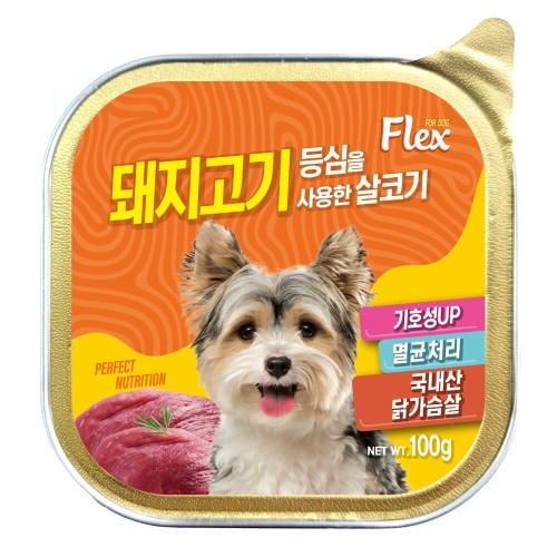 피앤피산업 플렉스 돼지고기 캔 100g이미지입니다. 누르면 해당 게시물로 새창이동합니다.