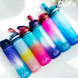 큐핏 1리터물통 비스프리 트라이탄물병 다이어트 스포츠 헬스 쉐이크 대용량 보틀 Q01