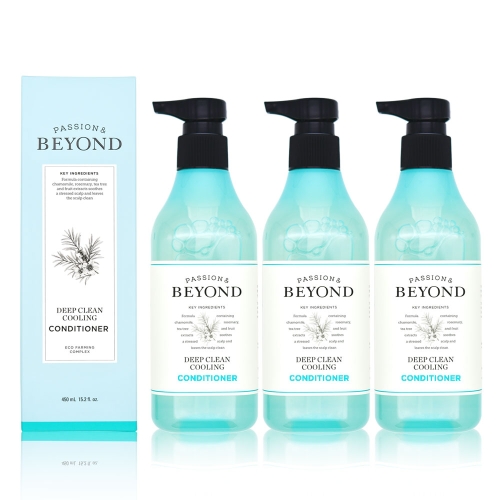 비욘드 딥클린 쿨링 컨디셔너 450ml (3개)_이미지