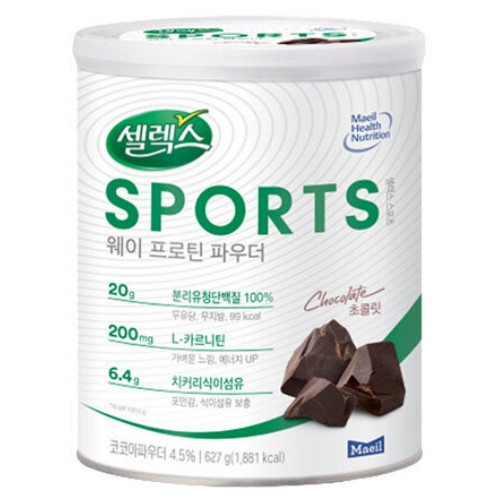 셀렉스 프로핏 웨이 프로틴 초콜릿 627g (1개)_이미지