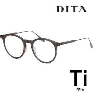 디타 티타늄 안경테 TORUS 토러스 DTX110 50 02A 뿔테 라운드 상세 설명 참조