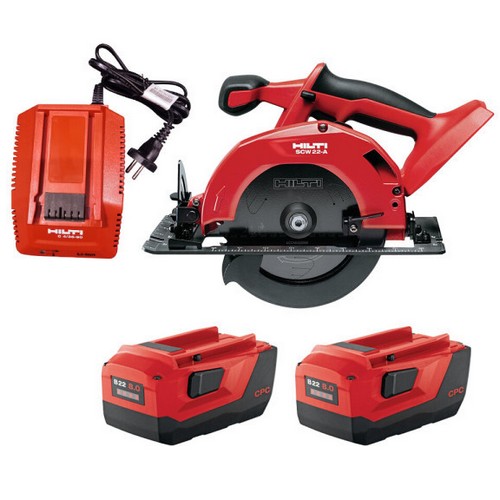 힐티 SCW 22-A (8.0Ah, 배터리 2개)