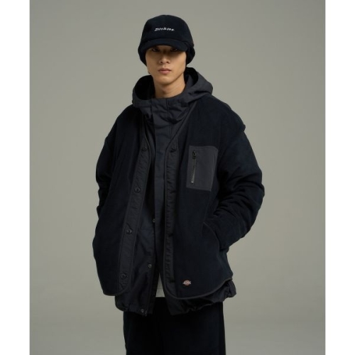 디키즈 폴라텍 플리스 자켓 재킷 가디건 Black DIKU242LRCD503BK 184445