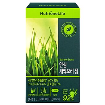 뉴트리원 뉴트리원라이프 안심 <b>새싹</b><b>보리</b> 정 30정